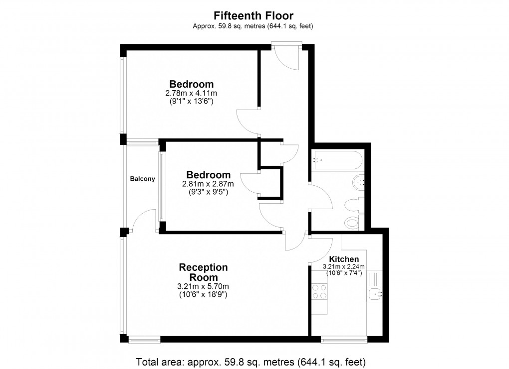 Floorplan for Jepson House, Pearscroft Road, London