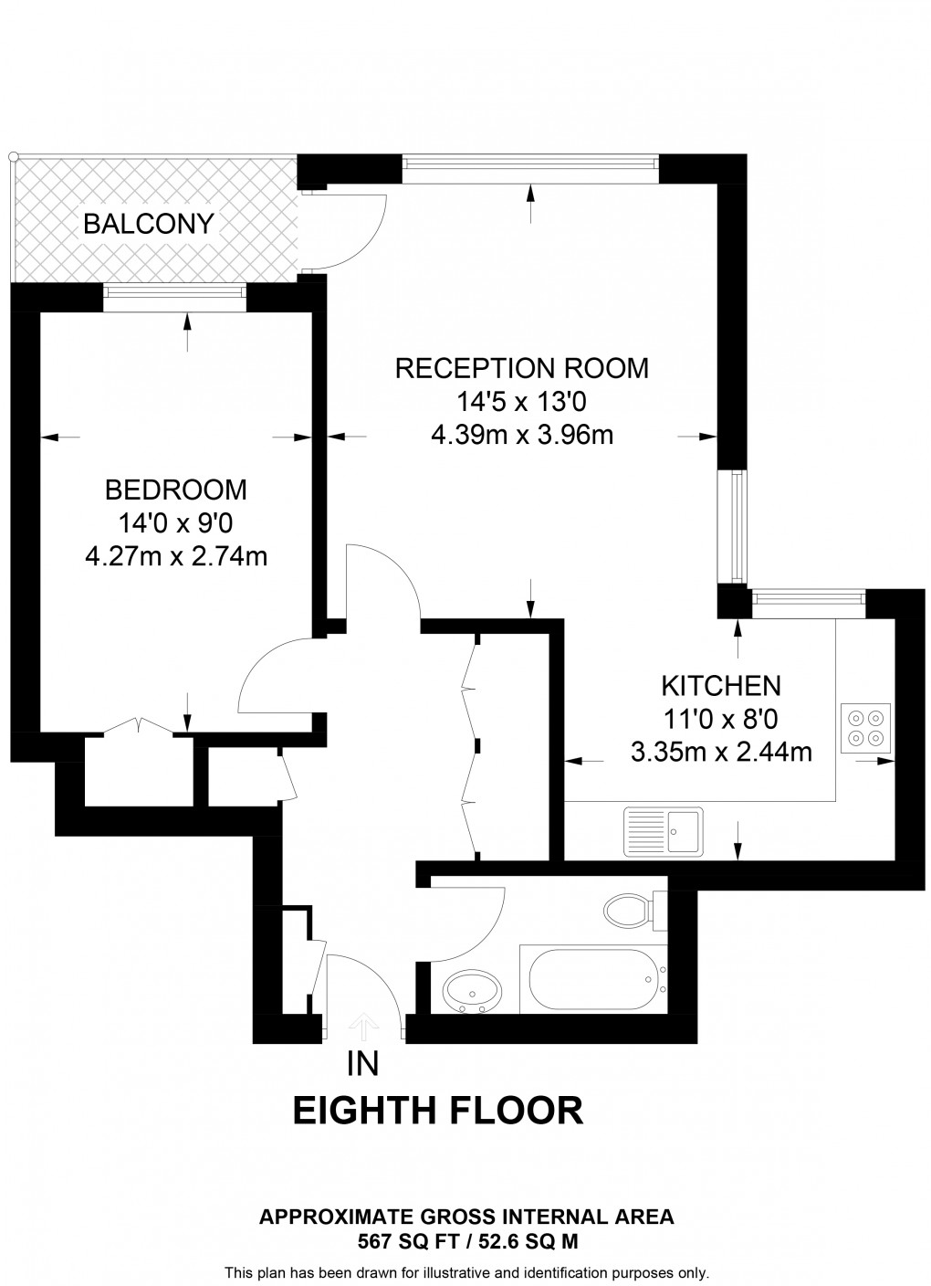 Floorplan for Redman House, Lant Street, London