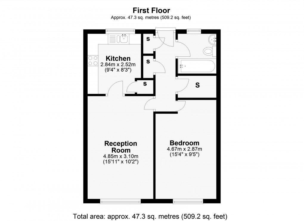 Floorplan for Lopez House, 2 Willington Road, London